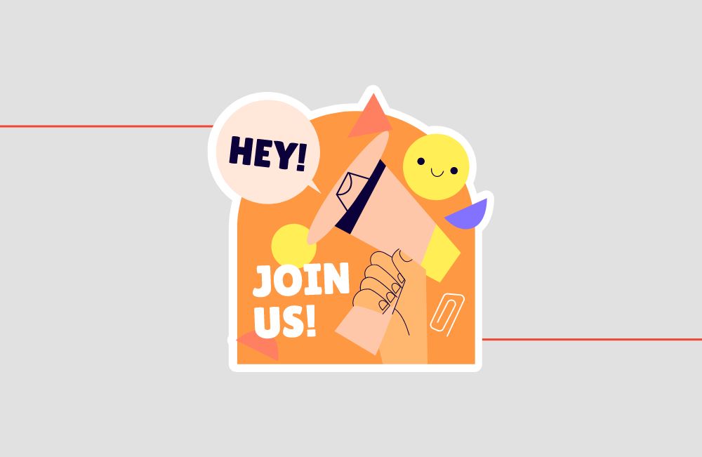 Join our team graphic