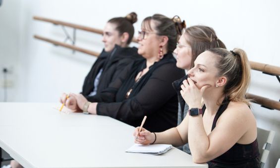 Mock dance performance exam panel of assessors