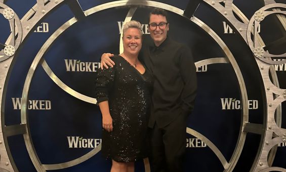 Helen Haines at the opening night of Wicked in Melbourne